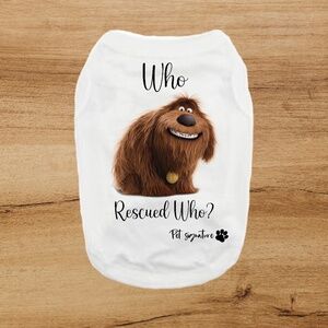 Rescued dog shirt